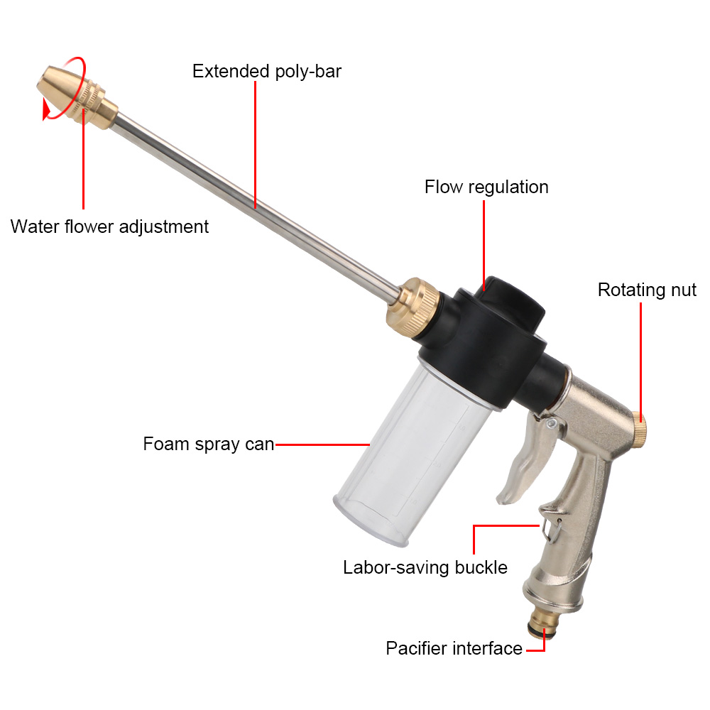 Lavadora de espuma larga para  - Pressure Washer Foam Gun reseña y precio